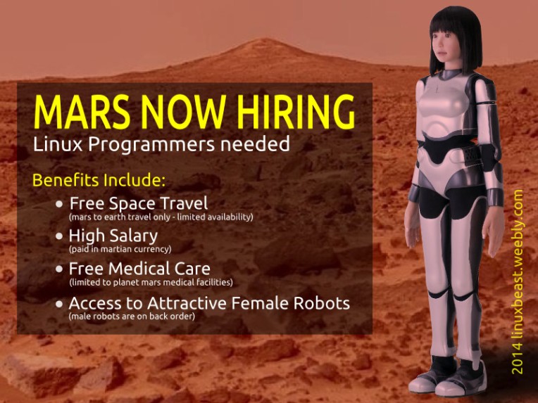 mars-now-hiring-female-robot-linux-programmers-linuxbeast-2014-800x600pixels-ver2